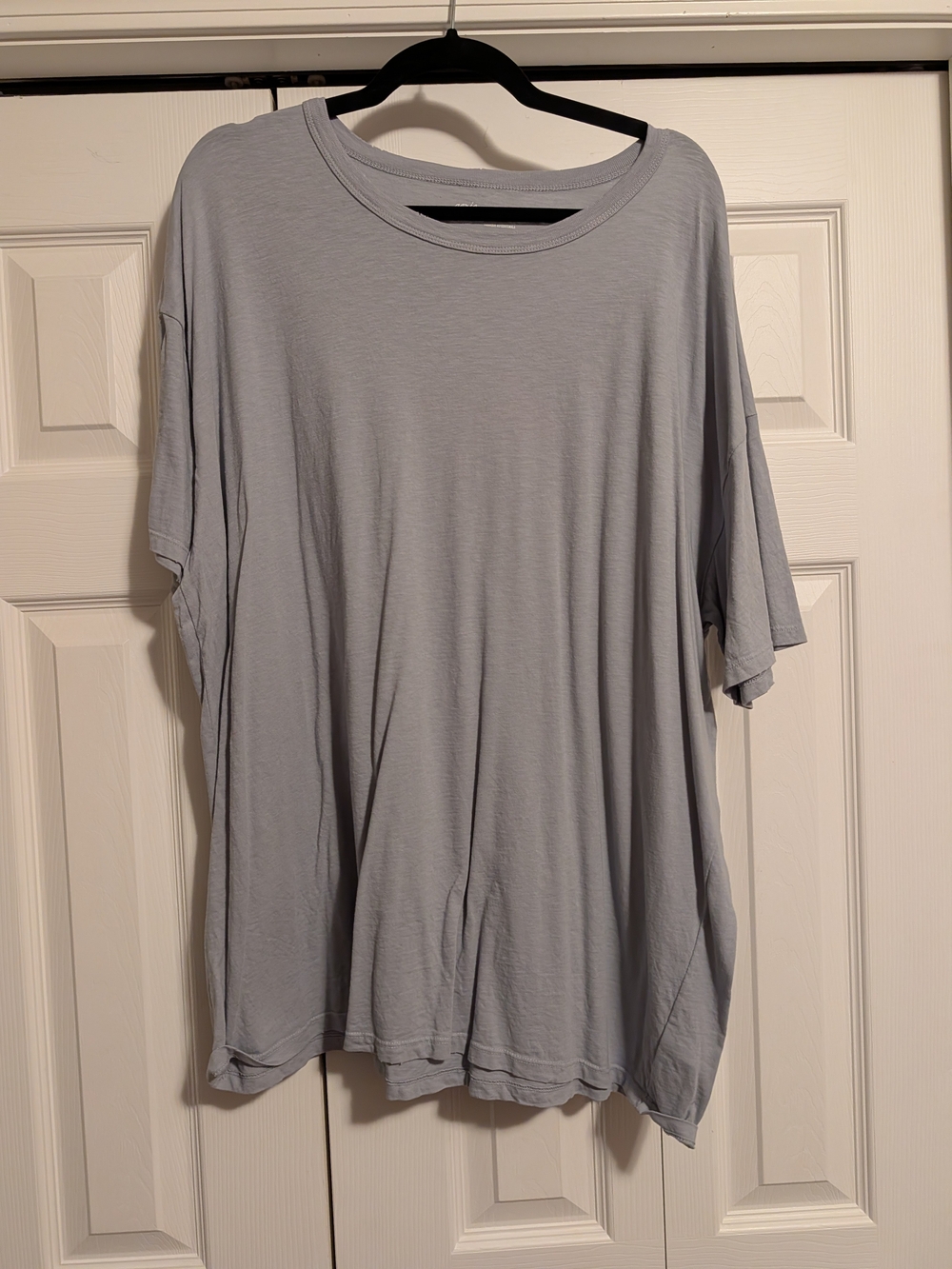 aerie Light Gray Short Sleeve Boyfriend Tee